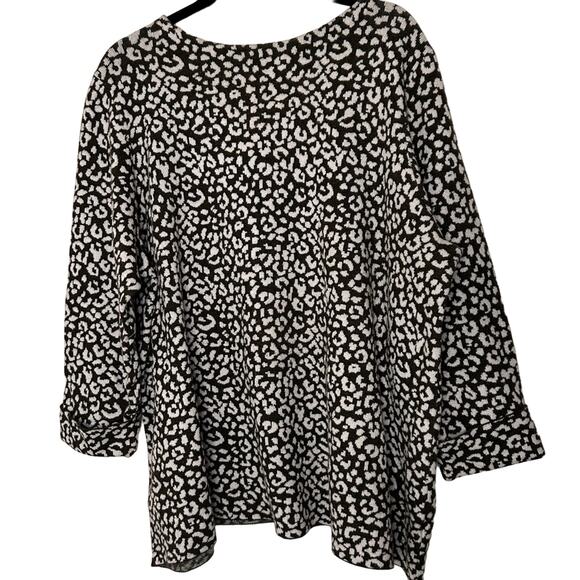 Cynthia Rowley Sweaters - Cynthia Rowley leopard print sweater - super soft & cozy size 1X